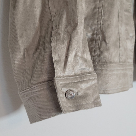 Silver Jacket with bling buttons - Picture 2 of 11